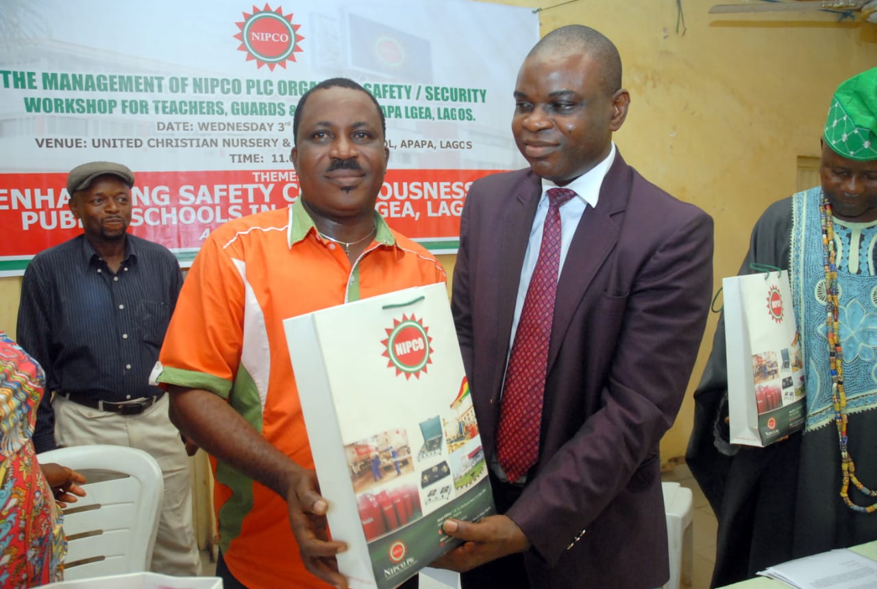 NIPCO safety and security workshop award presentation